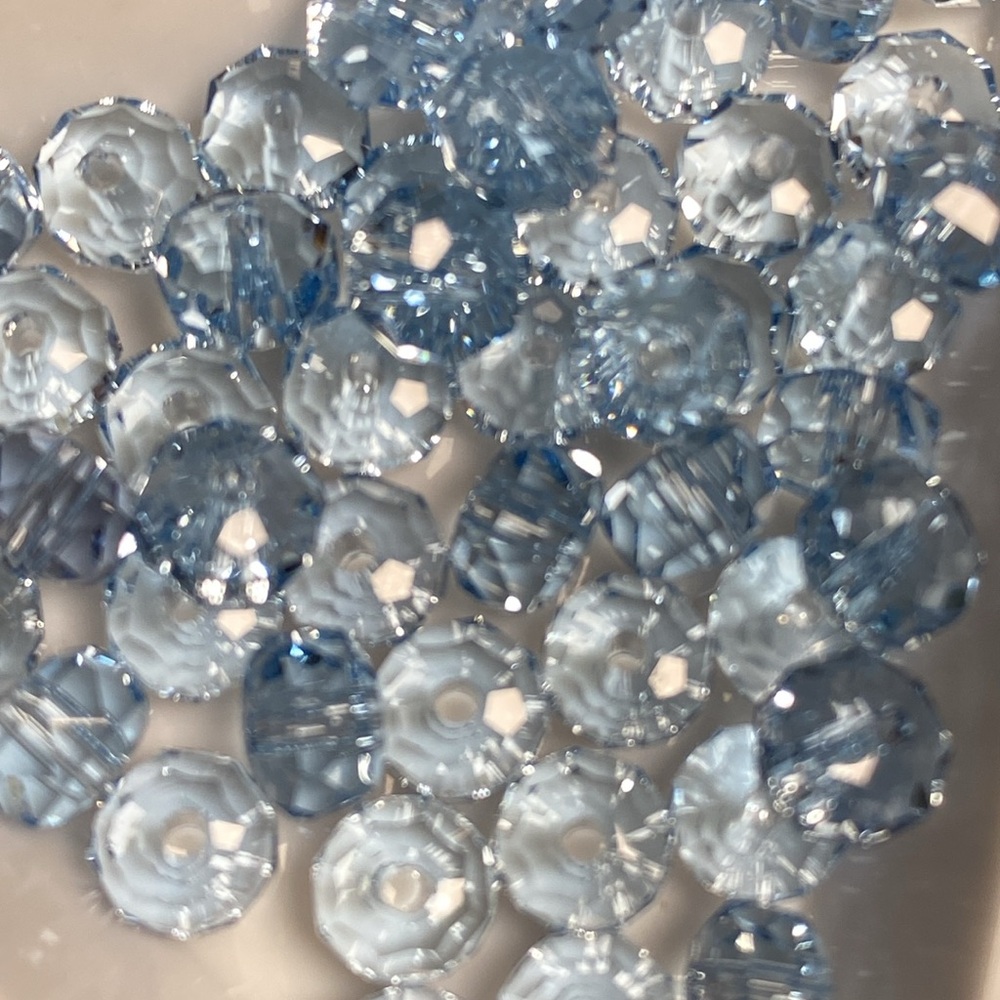 Crystal Beads: 6mm Wheel (50)